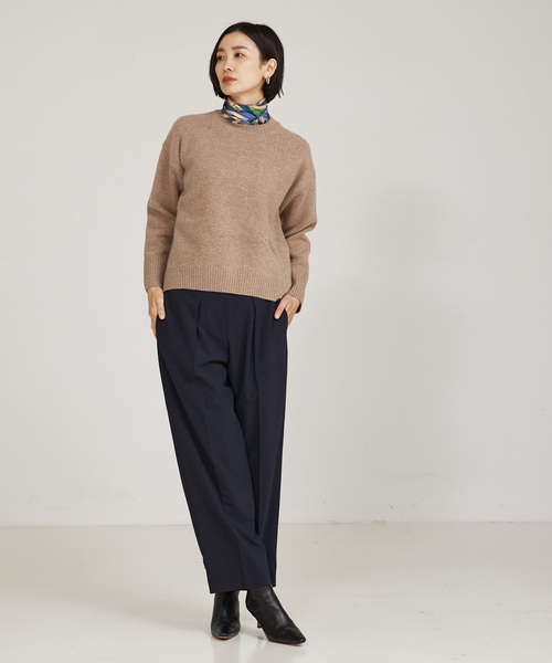 「qualite」 長袖ニット 38 グレー レディース_画像8