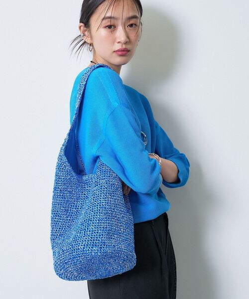 INDIVI（インディヴィ） トートバッグ 「大人カジュアル」メタリック