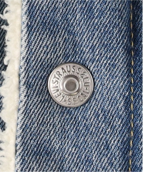 「Levi's」 デニムジャケット L ライトインディゴブルー メンズの画像