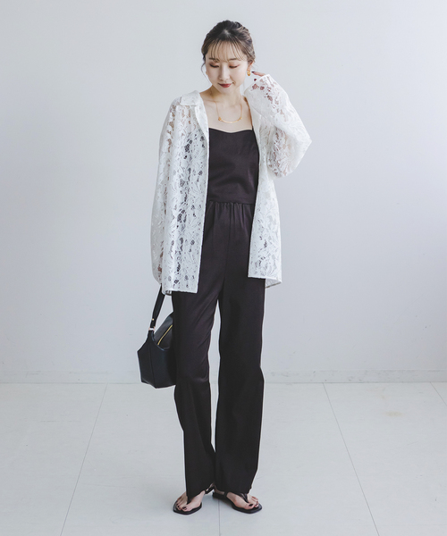 25SS美品♡NOBLE ノーブル ボタニカルレースシャツ 新品 NOBLE ノーブル ボタニカルレースオープンカラーシャツ - メルカリ