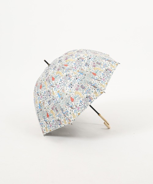 傘 V＆A 晴雨兼用UVカットアリス柄長傘５０ｃｍ メンズ レディースの画像