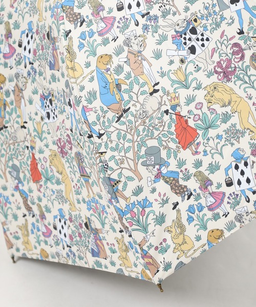傘 V＆A 晴雨兼用UVカットアリス柄長傘５０ｃｍ メンズ レディースの画像