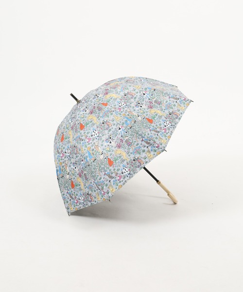 傘 V＆A 晴雨兼用UVカットアリス柄長傘５０ｃｍ メンズ レディースの画像