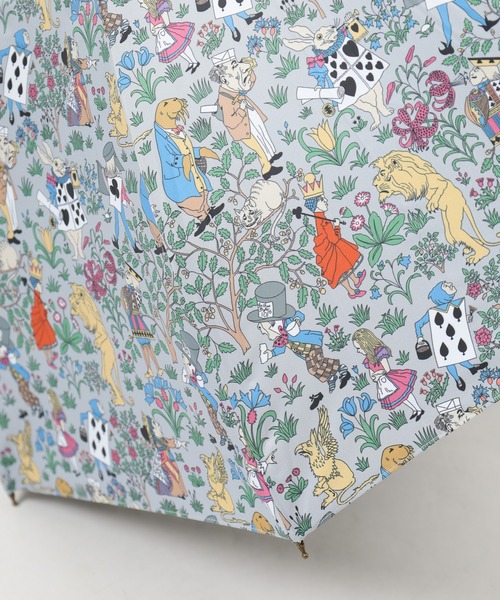 傘 V＆A 晴雨兼用UVカットアリス柄長傘５０ｃｍ メンズ レディースの画像