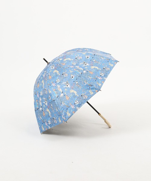 傘 V＆A 晴雨兼用UVカットアリス柄長傘５０ｃｍ メンズ レディースの画像