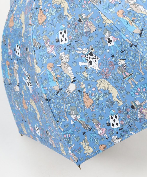 傘 V＆A 晴雨兼用UVカットアリス柄長傘５０ｃｍ メンズ レディースの画像