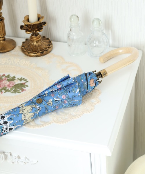 傘 V＆A 晴雨兼用UVカットアリス柄長傘５０ｃｍ メンズ レディースの画像