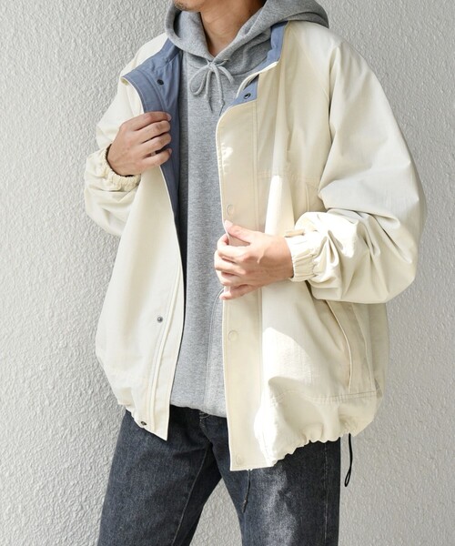 「HINSON」 ブルゾン「SHIPS anyコラボ」 MEDIUM ナチュラル メンズ_5