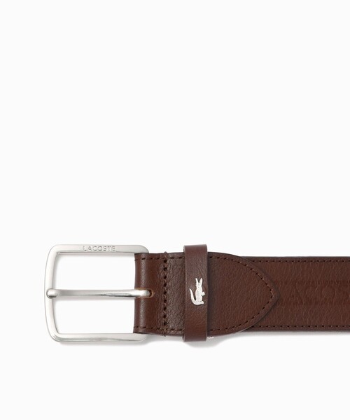 LACOSTE（ラコステ） ベルト ブランドネームロゴエンボスイタリアン
