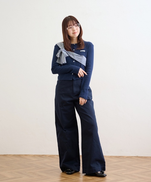 「LE TALON」 フラットパンプス 25cm レッド レディース_画像4