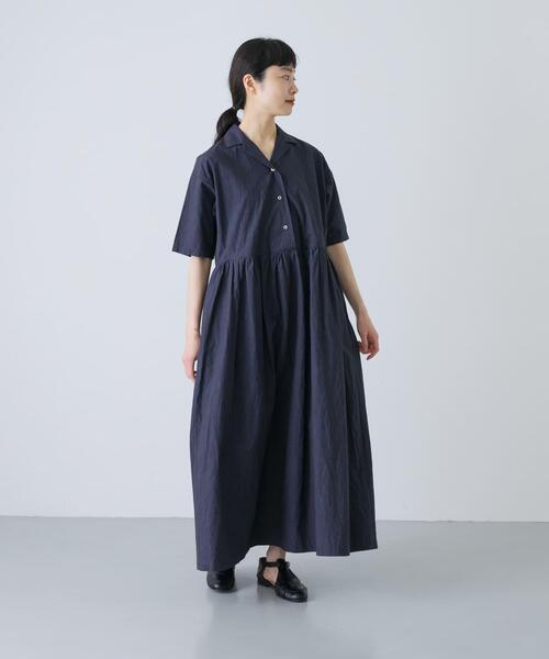かぐれ ワンピース オープンカラーシャツワンピース : ZOZOTOWN Yahoo