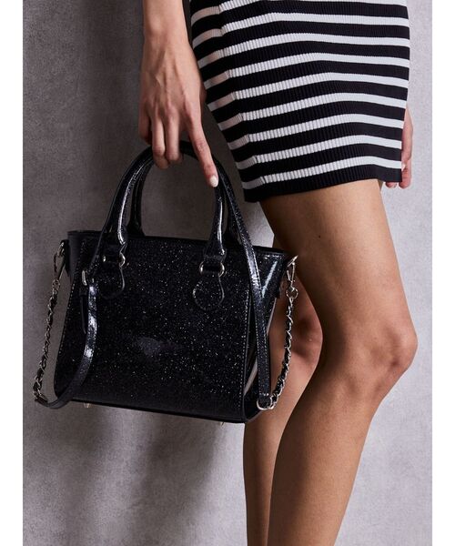 GYDA（ジェイダ） ハンドバッグ GGチャームGLITTER BAG : ZOZOTOWN