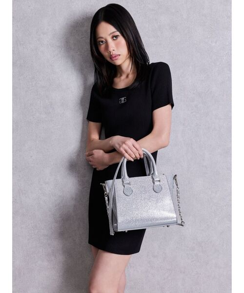 GYDA（ジェイダ） ハンドバッグ GGチャームGLITTER BAG : ZOZOTOWN
