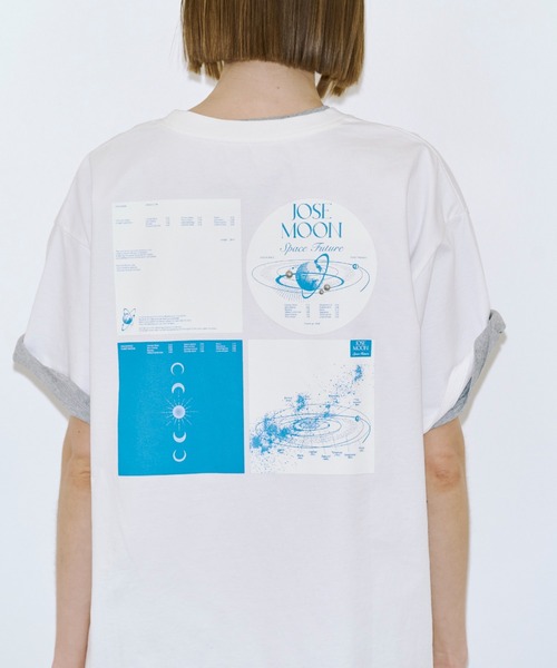 Stussssy Tシャツ 美月 JOSE MOON（ジョゼムーン） tシャツ STUDS OVER TSHRTS/スタッズ