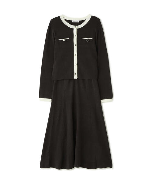 「NATURAL BEAUTY BASIC」 セットアップ MEDIUM ベージュ系その他 レディース