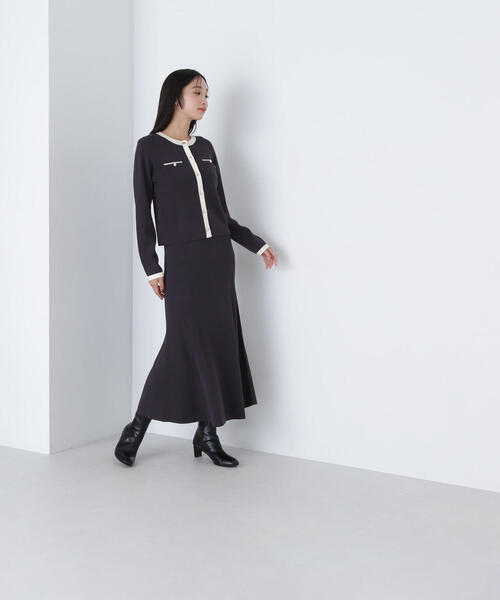 「NATURAL BEAUTY BASIC」 セットアップ MEDIUM ベージュ系その他 レディース