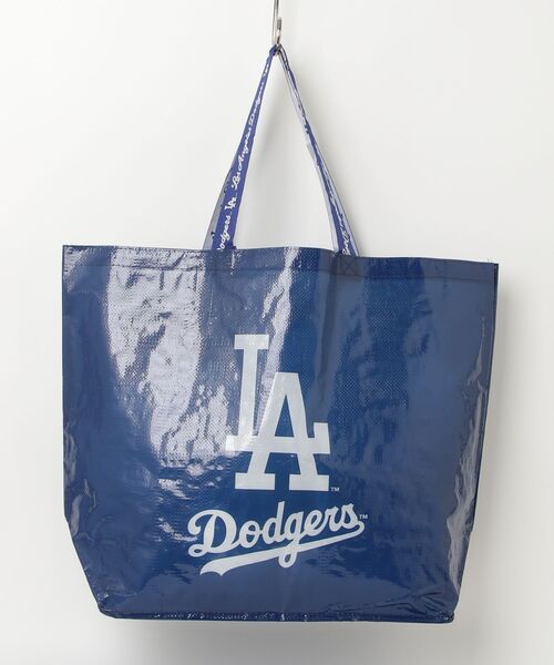 LA Dodgers トートバッグ 中型 青 MLB トートバッグ 「MLB/エムエルビー」ロサンゼルス・ドジャース ロゴ