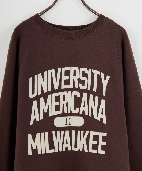 「AMERICANA」 スウェットカットソー ONE SIZE ライトグレー レディース_画像3