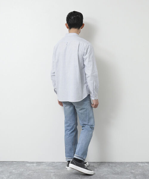 「DANTON」 長袖シャツ 42 ブルー系その他7 メンズ_3