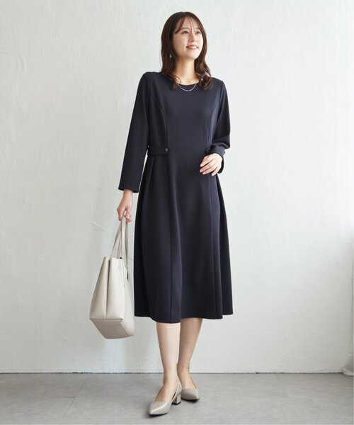 「IKKA LOUNGE」 長袖ワンピース M ブラック レディース_画像3