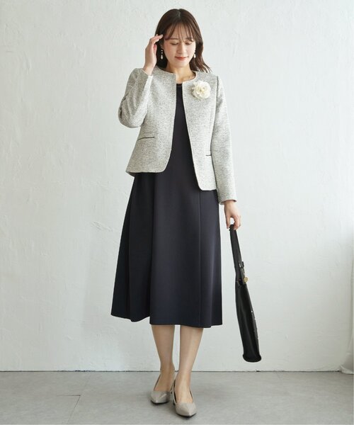 「IKKA LOUNGE」 長袖ワンピース M ブラック レディース_画像7