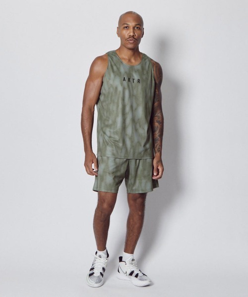 タンクトップ AKTR MELT CAMO TANK（アクター メルト カモ タンク