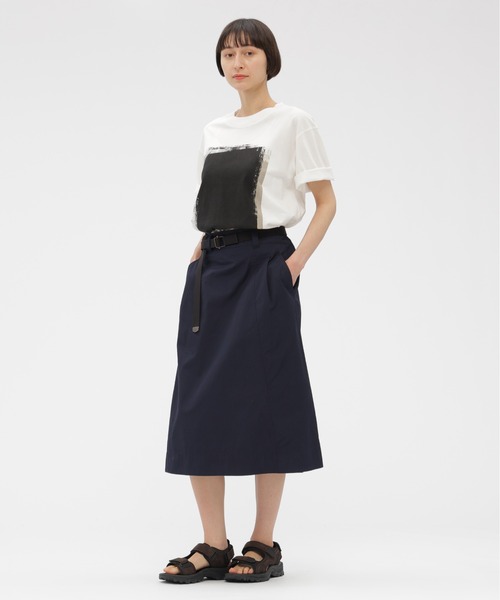 スカート FINE COMPACT COTTON POPLINの画像
