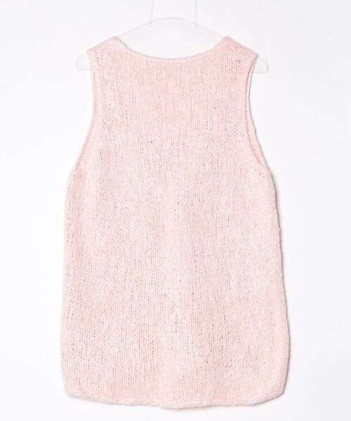 ぷち　BLAMINK ノースリーブニット ピンク 38 BLAMINK ノースリーブニット 38 ピンク レディース : ZOZOTOWN Yahoo
