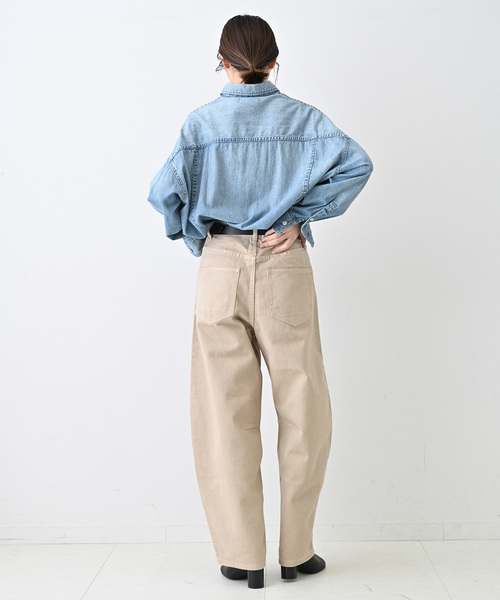 SLOBE IENA（スローブイエナ） 長袖シャツ FREE サックスブルー 