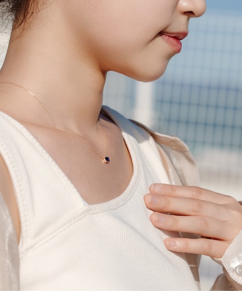 「Jewel closet by L&Co.」 ネックレス 12月 ネイビー レディース_画像7