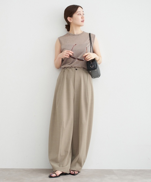 IENA - イエナ☺︎IENA IENA（イエナ） イージーパンツ 38 グレー レディース : ZOZOTOWN
