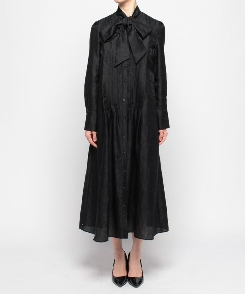 「LOULOU WILLOUGHBY」 長袖ワンピース 2 オレンジ レディース_画像7
