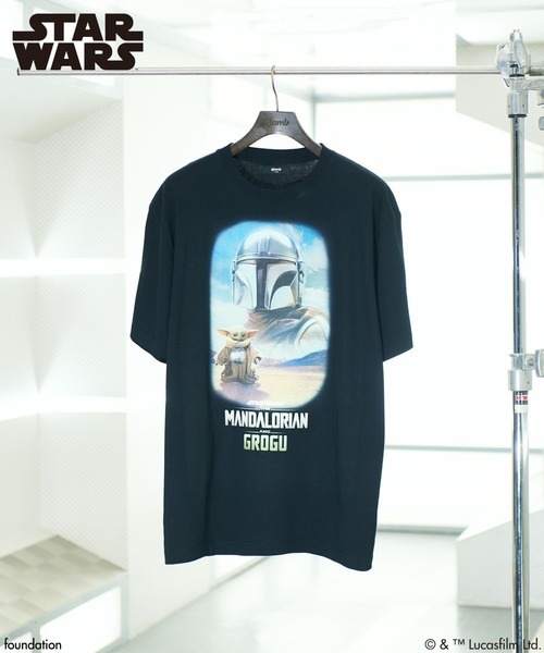 glamb（グラム） tシャツ The Mandalorian and Grogu/T-shirt / マンダ