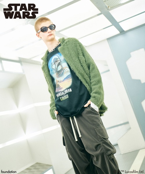 glamb（グラム） tシャツ The Mandalorian and Grogu/T-shirt / マンダ