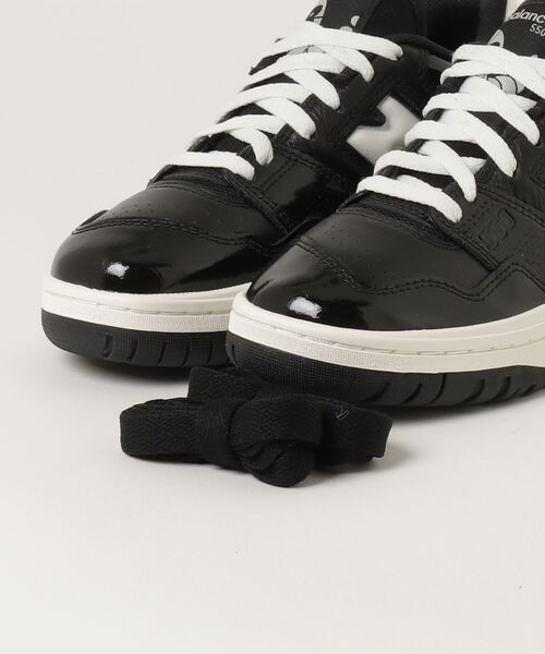 「New Balance」 ローカットスニーカー 25.0cm ブラック メンズ_画像4