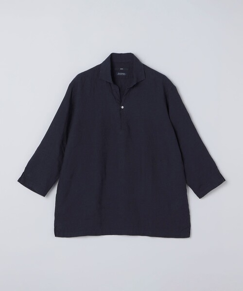 SHIPS（シップス） 七分袖 シャツ SHIPS: HERDMANS リネン 7スリーブ