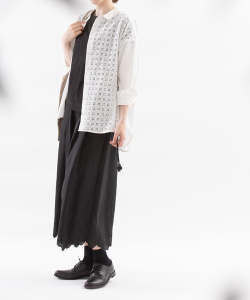 「nop de nod」 長袖シャツ 3 ブルー レディース_画像8