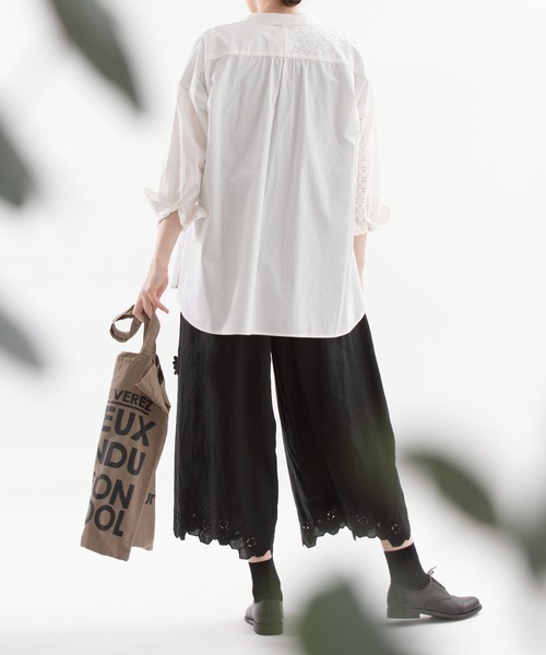 「nop de nod」 長袖シャツ 3 ブルー レディース_画像9