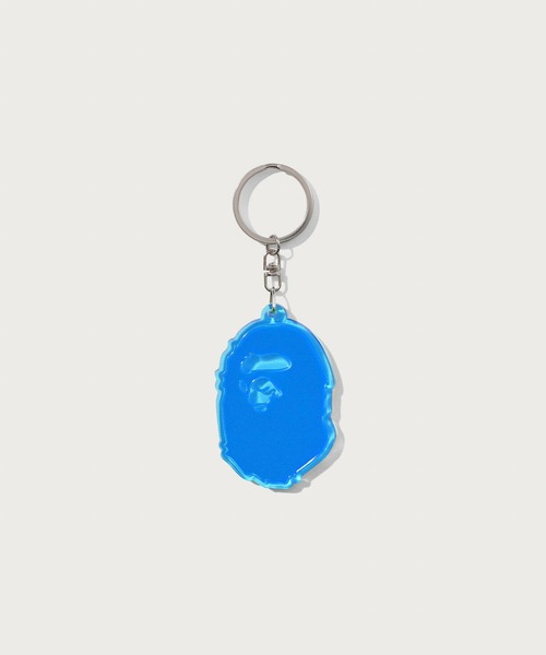 A BATHING APE（アベイシングエイプ） キーホルダー APE HEAD