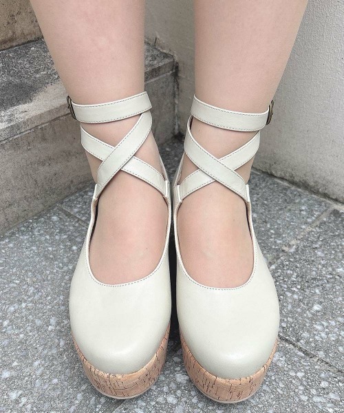 「an another angelus」 シューズ M アイボリー レディース_画像3