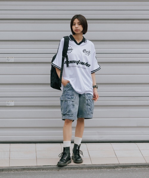 「SUGGESTION」 半袖Tシャツ M ホワイト メンズ_画像9