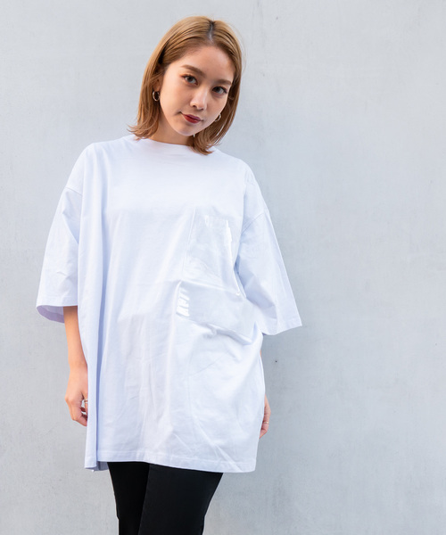 Tシャツ　ホワイト　Sサイズ　ぽ【⭐️まとめ割あり】7/20まで様 DETAILS tシャツ DETAILS/PVCポケットTee レディース メンズ