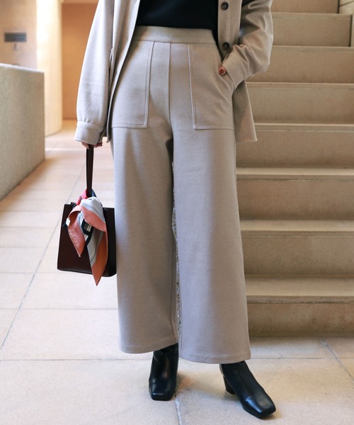 パンツ スラックス あったかウールライク起毛ベイカーワイドパンツ Zozotown Paypayモール店 通販 Paypayモール