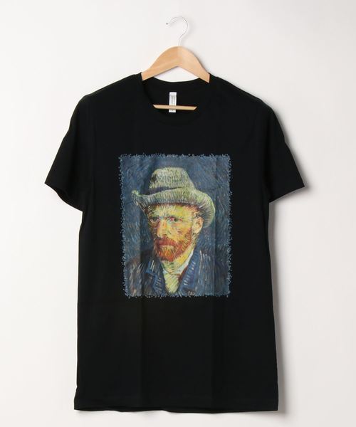 tシャツ 「Vincent van GOGH」SELF PORTRAIT BY VINCENT VAN GOGH TEE (UN) レディース メンズ tシャツ 「Vincent van GOGH」SELF PORTRAIT BY VINCENT VAN