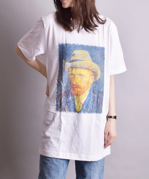 tシャツ 「Vincent van GOGH」SELF PORTRAIT BY VINCENT VAN GOGH TEE (UN) レディース メンズ tシャツ 「Vincent van GOGH」SELF PORTRAIT BY VINCENT VAN
