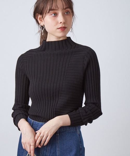 ニット リブ切替ハイネックプルオーバー Zozotown Paypayモール店 通販 Paypayモール