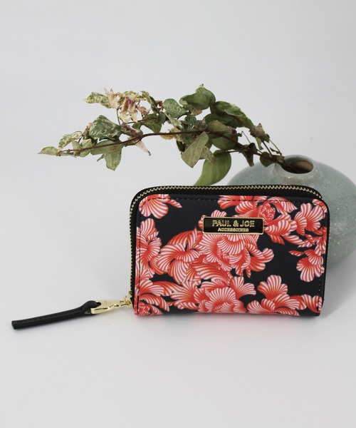 財布 Paul Joe Accessoires ポール ジョーアクセソワ コインケース ポールアンドジョー5 940円 Print Flower 素敵でユニークな