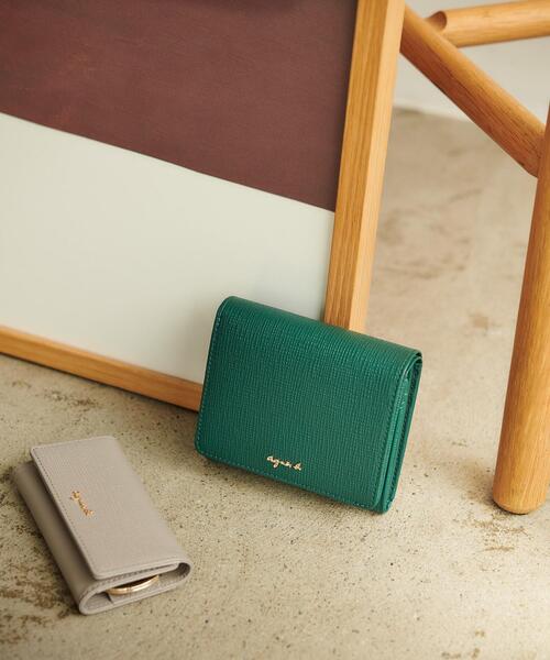 アニエスb.グリーン 三つ折り財布 美品 先着1点 agnes b. アニエスベー 三つ折り財布 グリーン 財布 緑 - メルカリ
