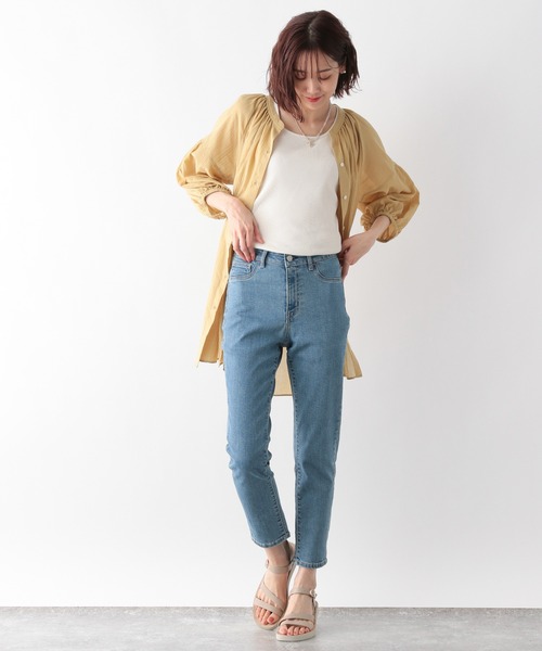 パンツ デニム ジーンズ ウツクシデニムスリムパンツ/256481 レディース | GLOBAL WORK | 08