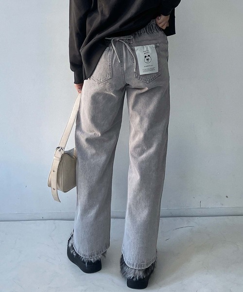 AS KNOW AS（アズノゥアズ） ジーンズ デニム デニムパンツ後レース